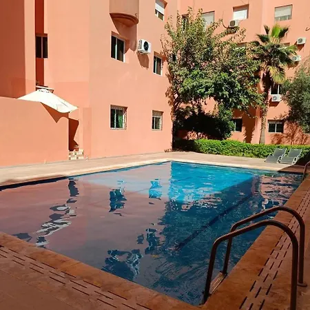 Riad Appart F3 Exceptionnel A Gueliz - A 5 Min De La Gare - Piscine, Wi-Fi Et Parking Au Coeur De Marrakech Marrakesh Exterior photo